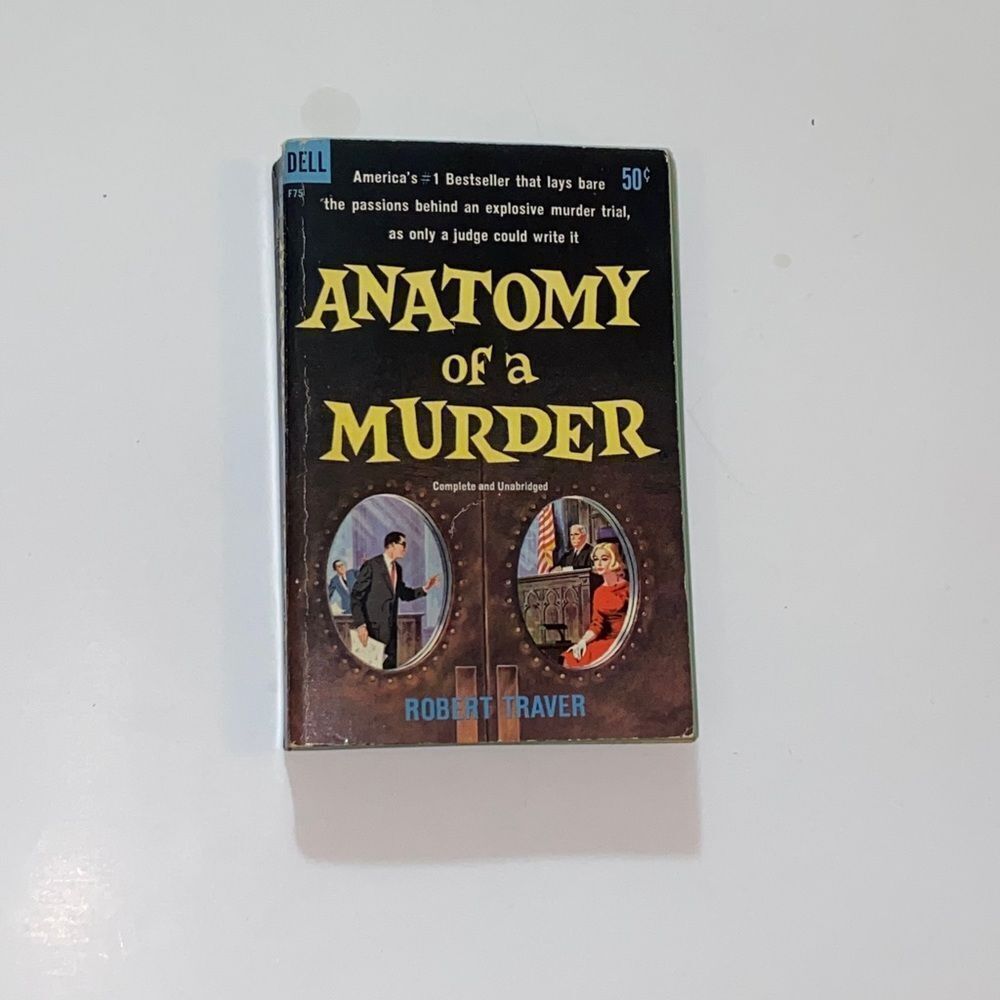 Vintage Dell 'Anatomy of a Murder' with Yellow and Blue Accents
